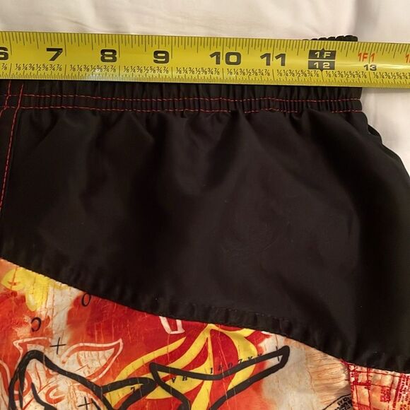 OP Ocean Pacific Hawaiian Board Shorts Swim Trunks Boys Size Large 10-11 Sharks - Picture 5 of 11